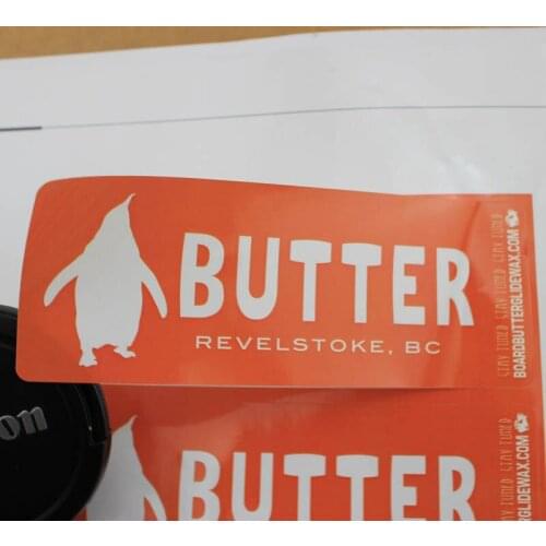 Customized adhesive PET label sticker for baby products