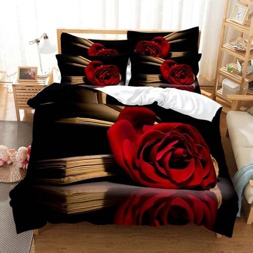 Bedding set duvet cover set 3d bedding digital printing bed linen queen size bedding set fashion design