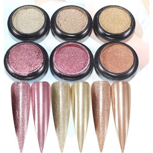 Manicure Finger Nail Polish Powder Shiny Glitter Nail Art Beauty Decoration Supplies Ornament