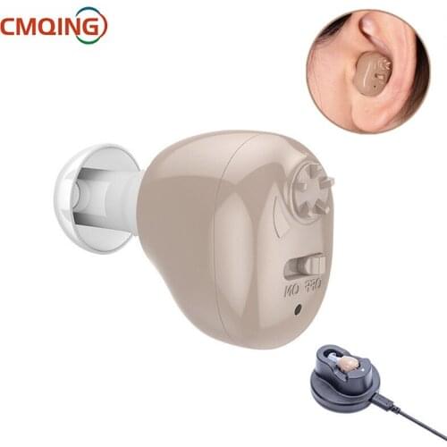 Best Rechargeable Inner Ear Hearing Aids Invisible Hearing Aid CIC Mini Ear Sound Amplifier Audifonos Dropshipping