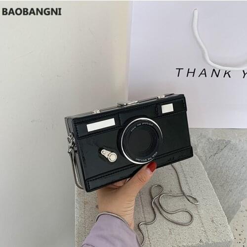 Personalized Design Fashion Camera Shape Clutch Nubuck Shoulder Bag Ladies Casual Mini Messenger Bag Purse purses and handbags