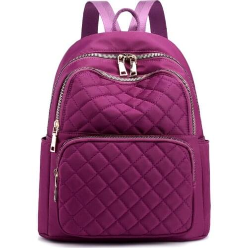 Newhotstacy Bag 05122021 Ladies fashion backpack leisure travel nylon bag college students backpack