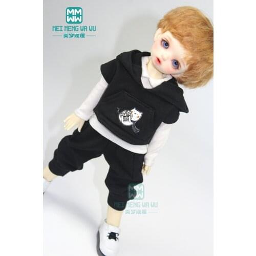 Clothes for doll fit 30cm YOSD 1/6 BJD doll fashion hip hop suit
