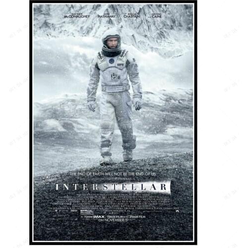Interstellar Movie Poster Print and Canvas Print