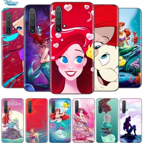 Transparent Cover The Little Mermaid For OPPO AX7 A1K A93 A92 A73 A72 A53S A52 A32 A31 A9 A11 A7 A5 2020 Phone Case