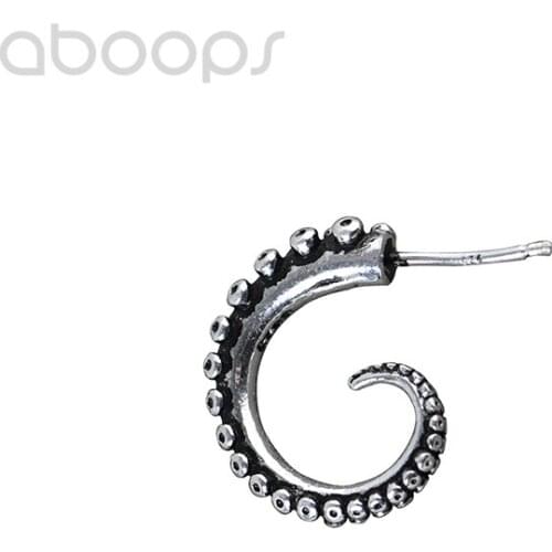 Vintage 925 Sterling Silver Octopus Earrings for Women Girls,Free Shipping