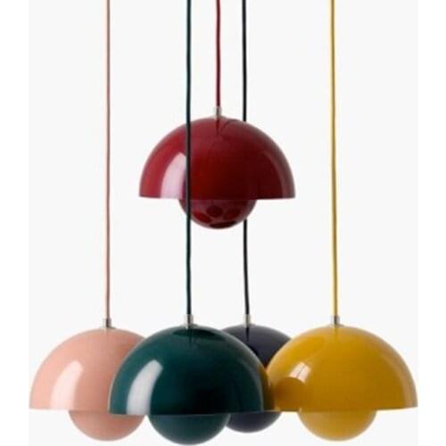 Nordic Danish Classic Design Bud Pendent Lamp Bar Hotel Restaurant Living Room Kitchen Balcony Corridor Bedroom Minimalist Light