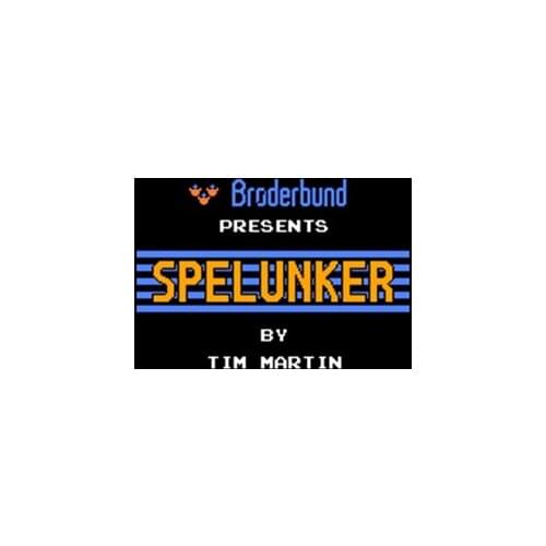 Spelunker Region Free 8 Bit Game Card For 72 Pin Video Game Player