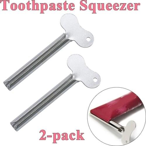 Stainless Steel Toothpaste Squeezer Household Bathroom Accessories Toothpaste Tube Rolling Press Squeezer Extruder Dispenser