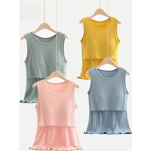 2021 Women Maternity Clothes Breastfeeding T Shirt Summer Sleeveless Tanks Nursing Tops Women Pregnant Tee Shirt Plus Size M-3XL