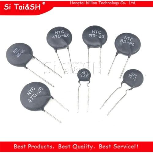 10pcs Thermal Resistor NTC 5D-11 10D-9 10D-11 47D-15 10D-20 10D-13 8D-11 10D-15 5D-15 10D-7 MF11-103 33D-7 8D-12 20D-20 5D-9