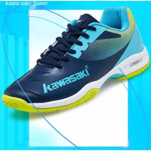 2021 Kawasaki Badminton Shoes For Men women Breathable High Elastic Non-slip Sports Sneakers EVA