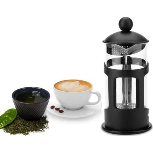 350/600/1000ml French Press Coffee/Tea Brewer Coffee Pot Coffee Maker Kettle Stainless Steel Glass Thermos For Coffee Drinkware