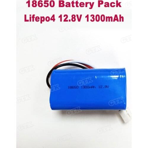 12.8v 1300mah 2800mah lifepo4 rechargeble battery pack 12.8v robot vacuum battery for 6500 6700 vacuum cleaner LED lamp