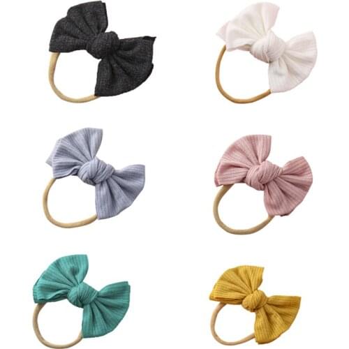 Lioraitiin Baby Girls Hair Bows Ties Lovely Hair Bands Elastics Ponytail Holders Toddler Fashion Hair Accessories