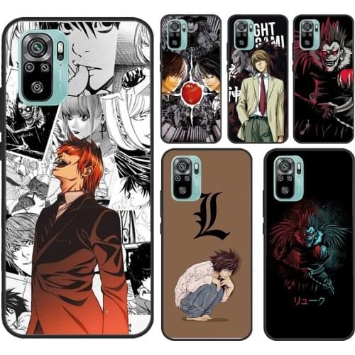 Anime Manga Death Note Ryuk Case For Xiaomi Redmi Note 10 9 8 Pro 9S 8T Soft Cover For Redmi 9 9A 9C 9T 8A K40 Funda