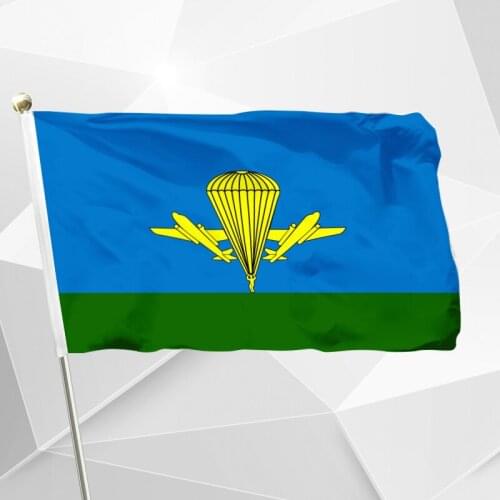 Russian Airborne Troops Flag 150X90cm (3x5FT) 120g 100D Polyester Free Shipping