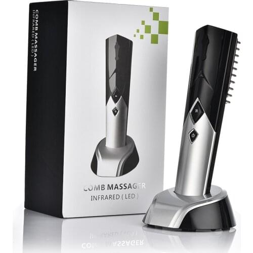 Infrared Massage Comb Magic Vibration Massager Hair Brush Handheld Electric Hair Comb Hair Growth Care Treatment Hair Brush