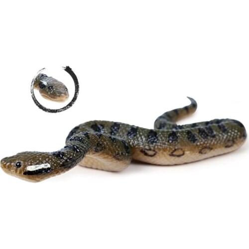 Fake Realistic Rubber Toy Snake North Us Green Anaconda Scary Halloween Props R7RB