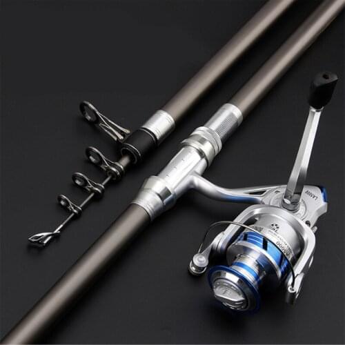 Carbon Fiber Anchor Fishing Sets Super Hard Telescopic Fishing Rod Stream River Sea Pole Carp Fishing Throwing Power Hand Rod