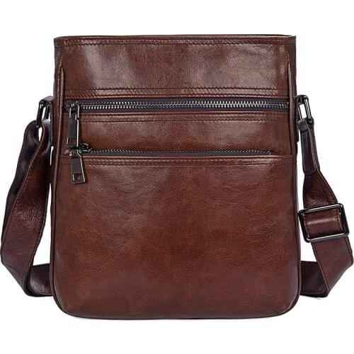 Small Briefcase Mens Messenger Bag Mens Leather Shoulder Bag IPAD Mini Business Mens Leather Bag Mens Business Messenger Bag
