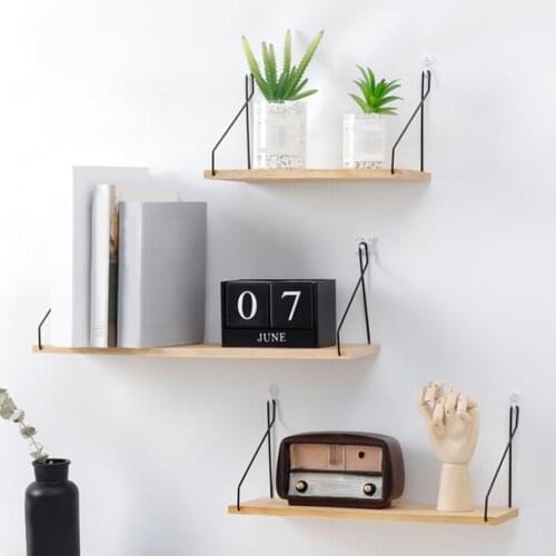 Metal Wall Shelf Nordic Wall Decor Shelf Book Organizer Storage Plant Holders Kids Room Decoration