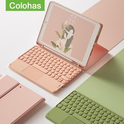Mini Bluetooth iPad Keyboard Case Cover For iPad Pro 2021 2020 12.9 Wireless Keyboard Mouse Set For iPad Air 4 8th Generation