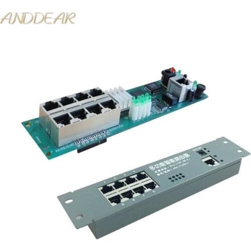 Mini router module Smart metal case with cable distribution box 8 ports router OEM modules with cable router Module motherboard