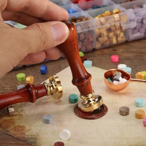 Animal Sealing Wax Seal Set Stamp Fashionable DIY Decor Ancient Wax Stamp Craft for Wedding Parties Invitations Presents