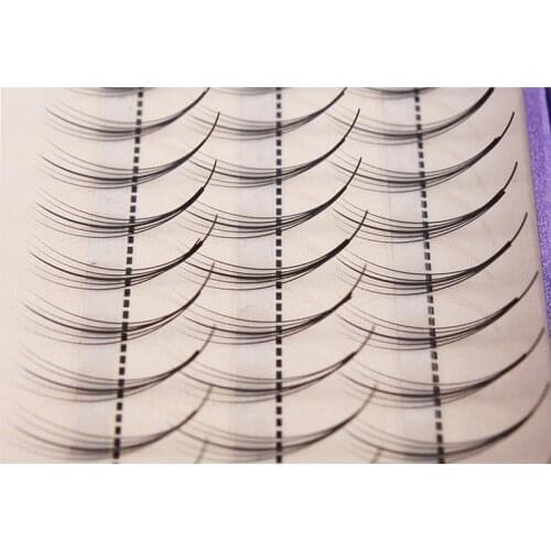 High Quality Pteris clouds hair 5D mink lashes flat hair Individual false eyelash extension Thick Fake Eye lash 8MM to 13 MM