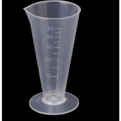 Practical 50ml Kitchen Laboratory Plastic Measuring Cup