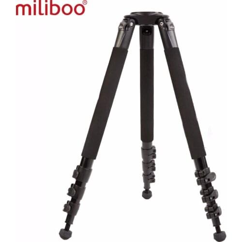 Miliboo Professional Tripod MTT702A/B Portable Aluminum/Carbon fiber Heavy Duty Camera Video Tripod Without Ball Head Monopod