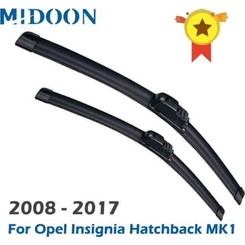 MIDOON Wiper LHD & RHD Front Wiper Blades For Opel Insignia Hatchback MK1 2008 - 2017 Windshield Windscreen Window 24"18"