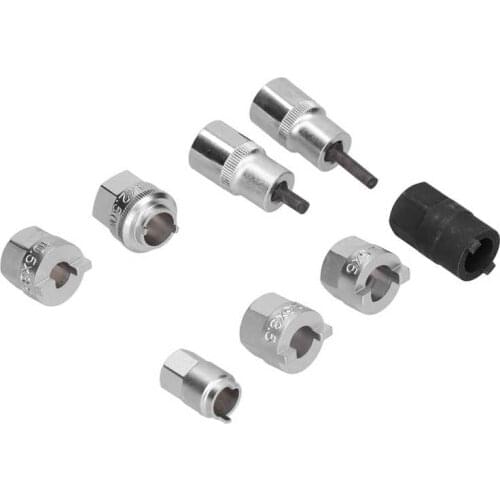 Pinion Assembly Hand Thread Steering Tie Rod Suspension Strut Nut Sockets Removal Disassembly Tool Set for Car Repairing