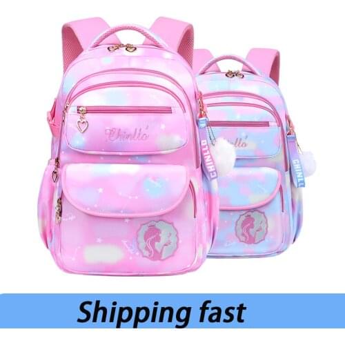 Schoolbag for Girls Children Princess Mochila School Bagpack Cute Primary Students School Backpack 6608