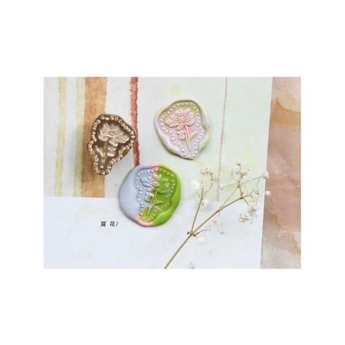 Wax Seal Stamp Retro Wood Classic Sealing Wax Seal Stamp Decorative Rose Tree Animal flower Wedding Invitation Antique Stamp