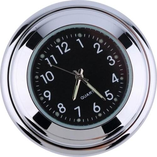 Waterproof Motorcycle Motorbike Handlebar Mount Round Dial Clock Accessory