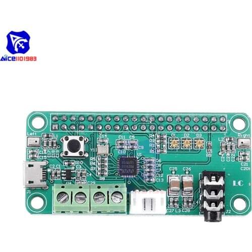 Diymore WM8960 Audio Decoding Amplifier Module Intelligent Voice Recognition Dual Microphone for Raspberry Pi Zero/2/3B/3B+/4