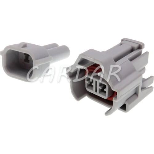 1 Set Nippon Denso 6189-0060 Automotive Connector 2 Pin Waterproof Top Slot Fuel Injector Connector