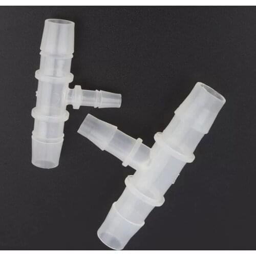 1pcs 10 8mm To 4-8mm PP Reducing Tee Connectors Aquarium Fish Tank Air Pump Aerator Fittings Drip Irrigation Pagoda Hose Joint