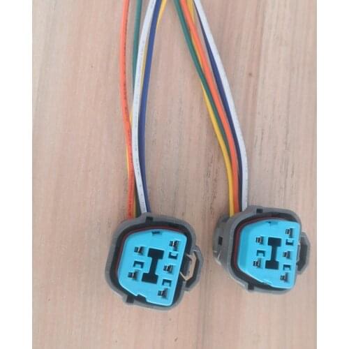 1pcs/lot 5 Pin 5 Way Gasoline Pump Plug Fuel Pump Connector With Wire Pigtail For Honda Accord Fit CRV Civic Odyssey 6189-0618