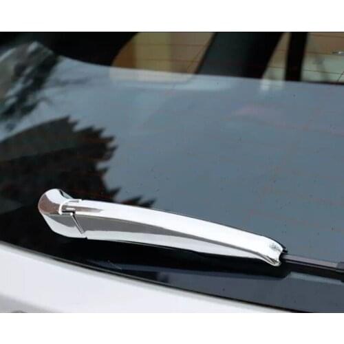 2pcs For Benz GLC 2016 2017 X205 ABS Chrome Rear Tail Window Windshield Windscreen Wiper Cap Sticker Trim