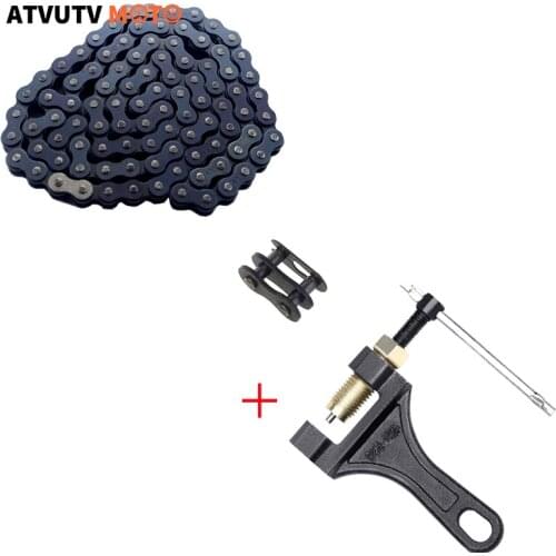 420 132L 140L Link Drive Chain with Chain Breaker Link Removal Splitter for Motorcycle Motocross Motorbike MX Bike ATV Quad