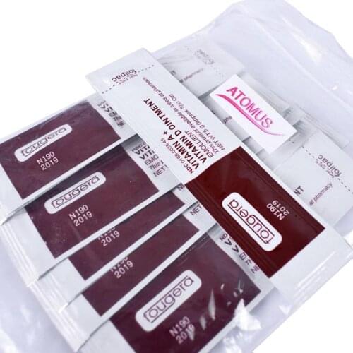 100pcs Tattoo Aftercare Cream Care Permanent Makeup Supplies Microblading Vitamin Ointment Anti Scar Tattoo Eyebrow Repair TSLM1