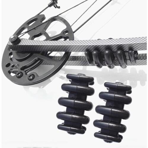 2x 64mm Shock Absorber Archery Compound Bow Stabilizer Silencer Limbs Dampener Rubber Shock Absorber compound bow accessories