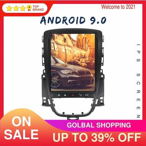 128GB Android 9.0 For Opel Astra J 2009-2016 Vertical Screen Car Audio GPS Navigation Stereo Head Unit Multimedia Player Carplay