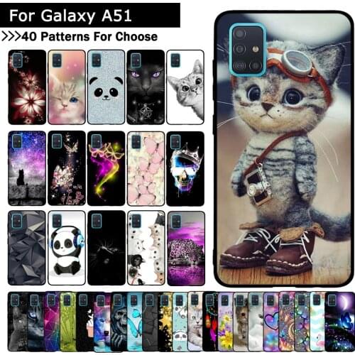For Samsung Galaxy A51 Case 2019 NEW Fashion silicon Soft TPU Back Cover Coque For Samsung A51 A 51 Phone Cases A51