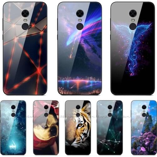 Tempered Glass Phone Case For Xiaomi Redmi 5 5.7 inch Cover for Xiaomi Redmi 5 plus hongmi 5plus 5.99" Silicon Bumper Coque Etui