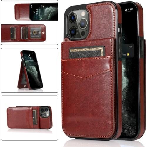 FLOVEME FLip-Case for iPhone 11 iPhone 12 Pro Max Leather Card Stand Slot Phone Case For iPhone 12 Mini 11 Pro X Max 7/8 Plus