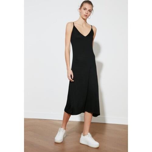 Trendyol Black Knit Dress TWOSS19VG0313